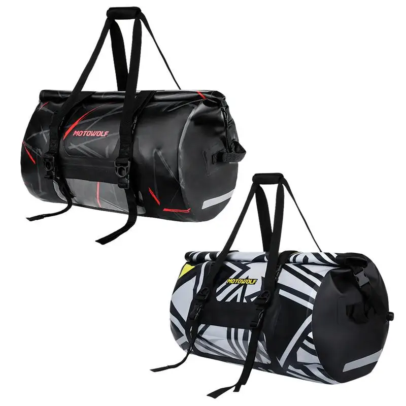 

Motor Pannier Bag Bike Luggage Bags For Rear Carrier Universal Weather Resistant Duffle Bag For Outdoor Motorcycle Trip