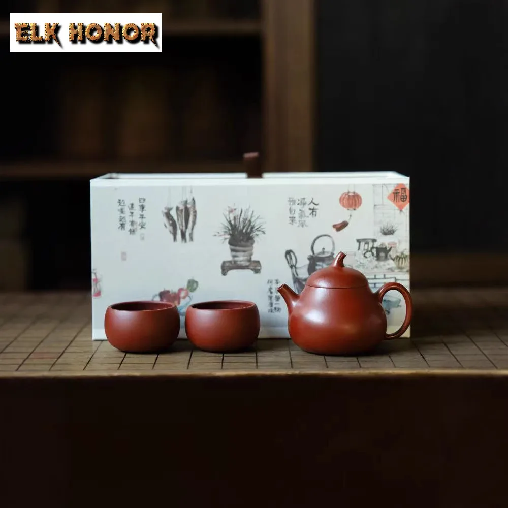 

Фиолетовый глиняный чайный сервиз Zhu Mud, полный набор, роскошный набор для чайной церемонии, чайник и чайная чашка, набор ча, аксессуары, украшения, подарок