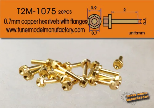 

T2M 0,4 мм/0,6 мм/0,7 мм/0,9 мм, медный шестигранный фланцевый винт 1069/1072/1074/1075/1077, модифицирующие и сборные аксессуары для моделей