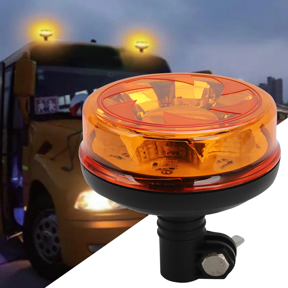 12V 24V Car Emergency Strobe Light Warning Beacon Rotating Light Flashing Light Police Led Tractor Traffice Indication Lights