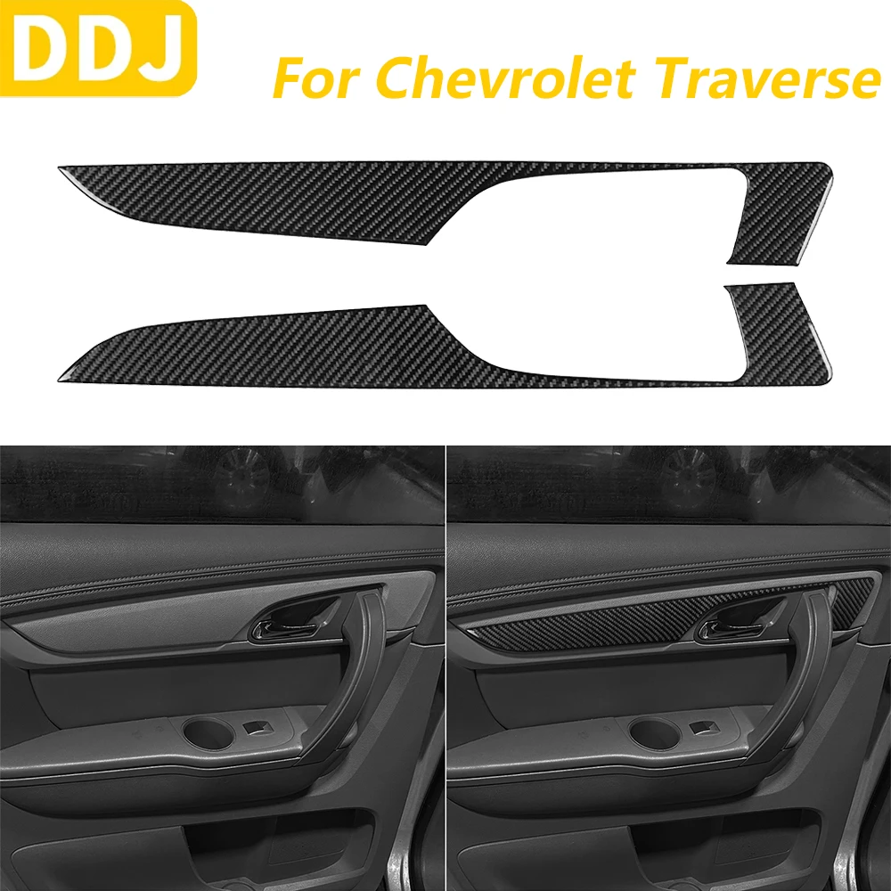 

Для Chevrolet Traverse 2013-2017 углеродное волокно задняя дверная ручка переключатель панель объемная крышка отделка автомобильные аксессуары внутренняя наклейка