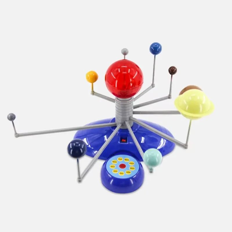 Eight-planet demonstration model, solar system geography model, for middle school geography lessons