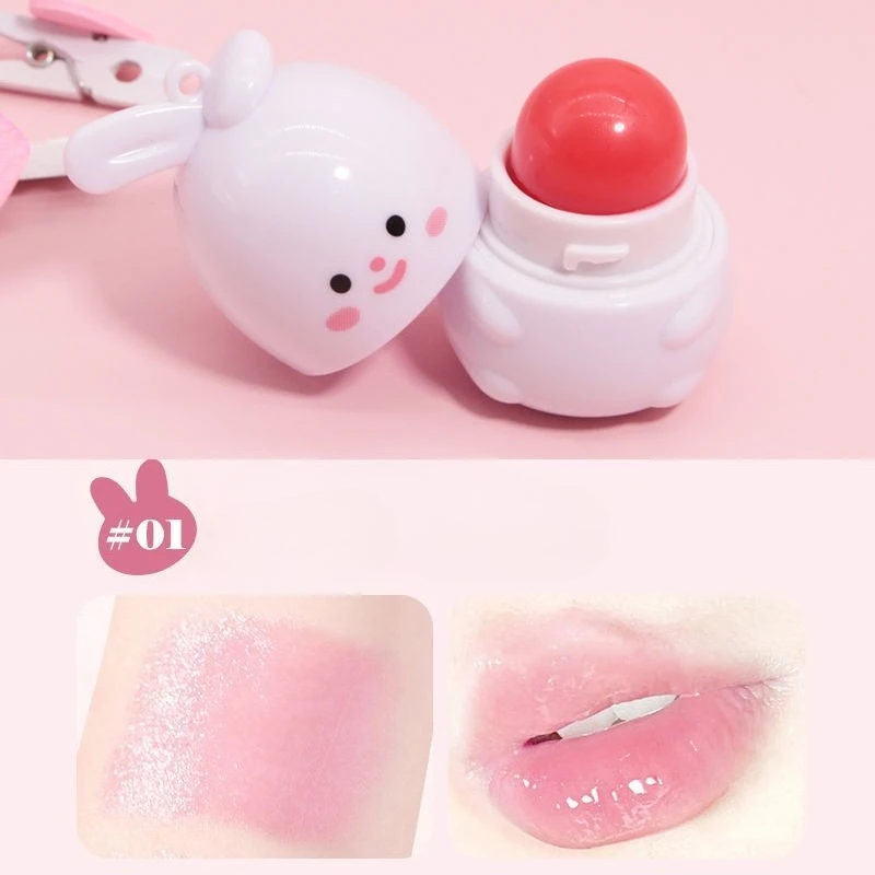 Goody coelho mudança de cor bálsamo labial hidratante reparação batons à prova dwaterproof água anti-seco rachado mudança quente batons atacado