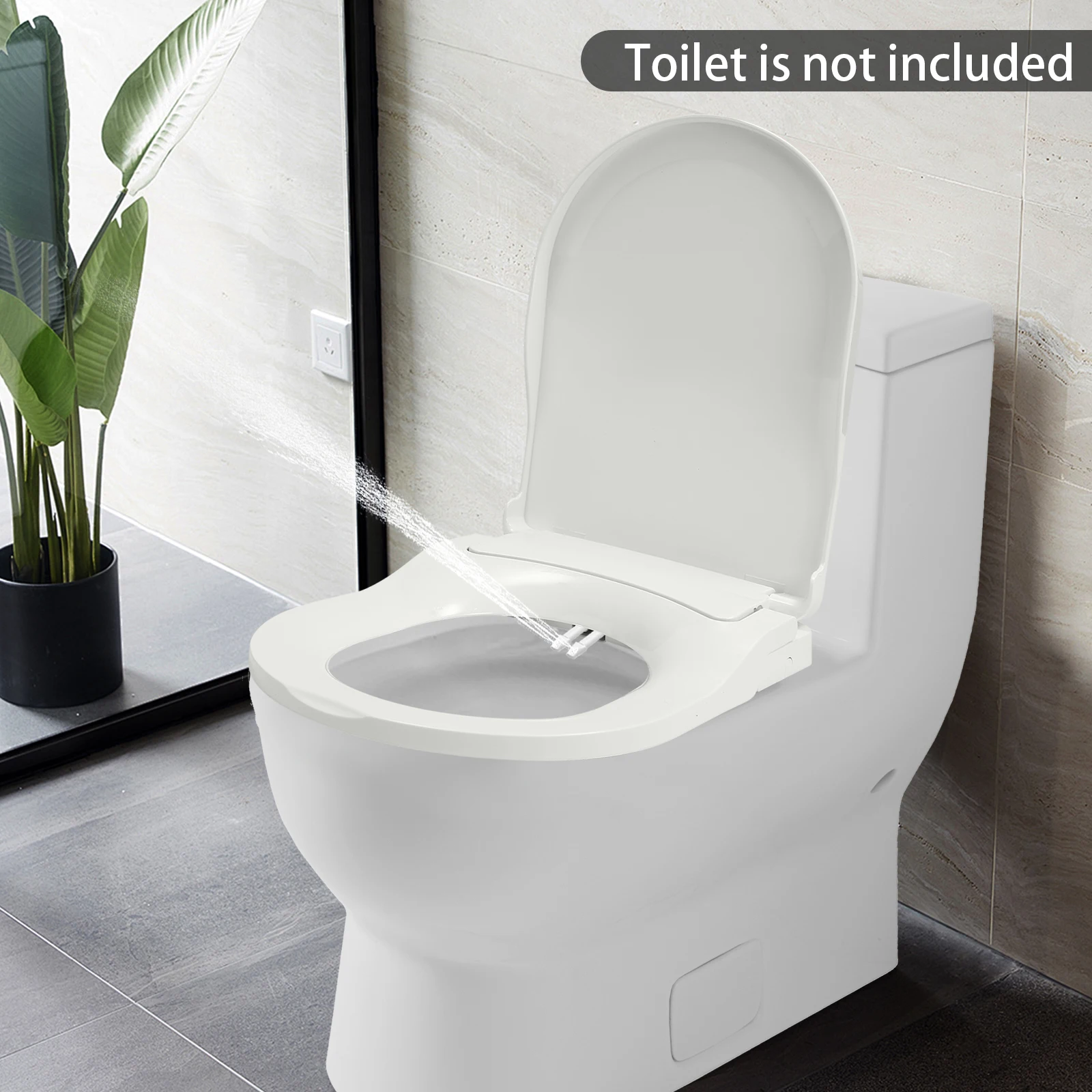 

Экологичное неэлектрическое сиденье для унитаза с двойной насадкой, передняя/задняя мойка под давлением воды, гигиеническая, экономия туалетной бумаги, устойчивое домашнее использование