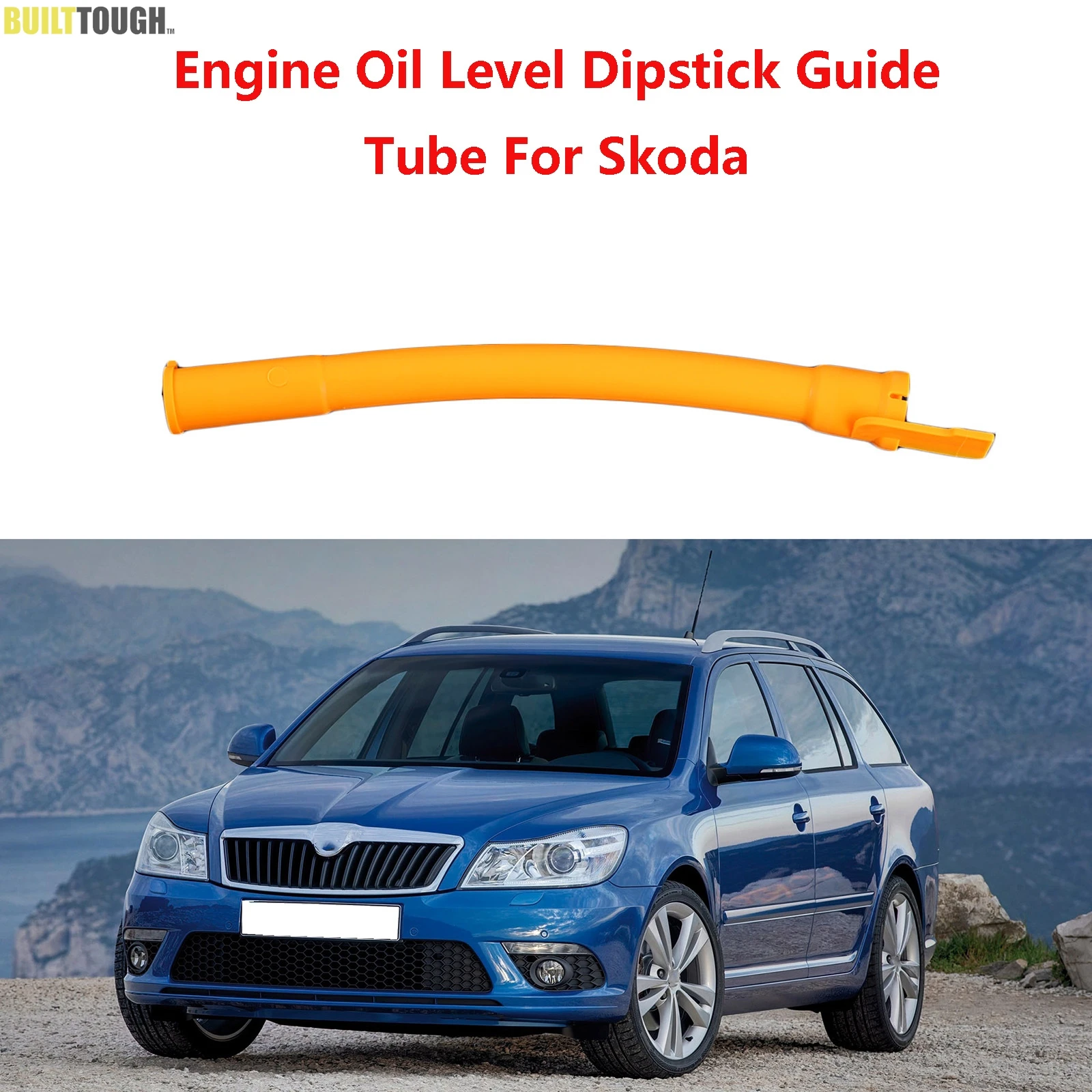 1X For Skoda Octavia Superb Transmission Engine Oil Level Dipstick Guide Tube Car Accessories Interior Parts 038103663