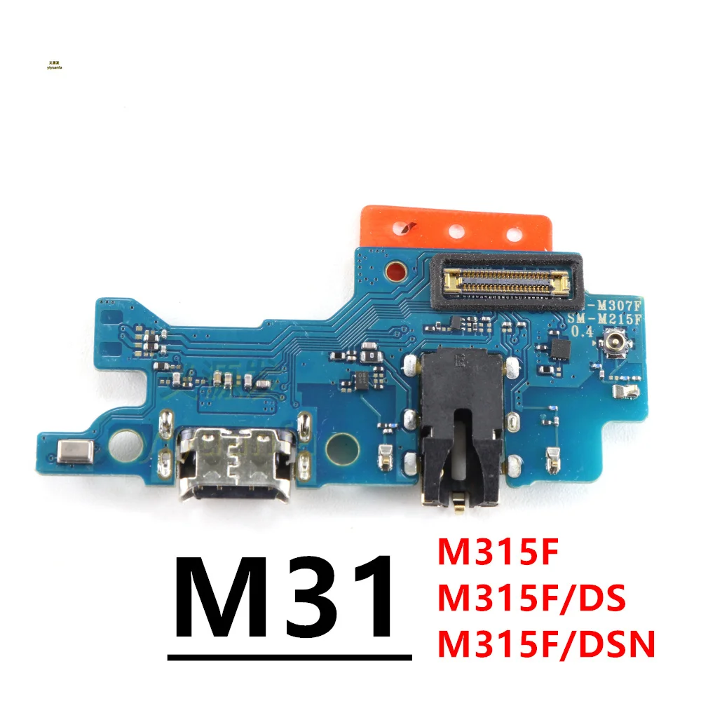 

For Samsung Galaxy M31 M315 SM-M315F USB Charging Port Mic Microphone Dock Connector Charger Board Flex Cable