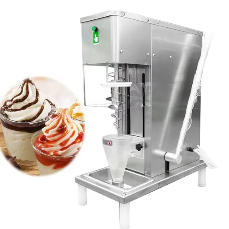 Máquina para Hacer Helados, Mezcladora de Batidos, Máquina para Hacer Batidos de Leche, Máquina para Hacer Helados McFlurry, Equipo para Hacer Blizzard con Ajuste Gradual