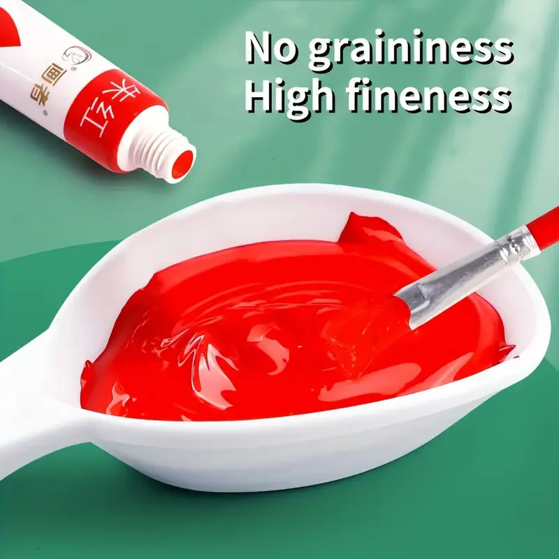 12/18/24/36 Set di colori acrilici colorati, 12 ml/0,42 once, può essere mescolato per dipingere, scarabocchi, fai da te e creazione artistica, hol perfetto