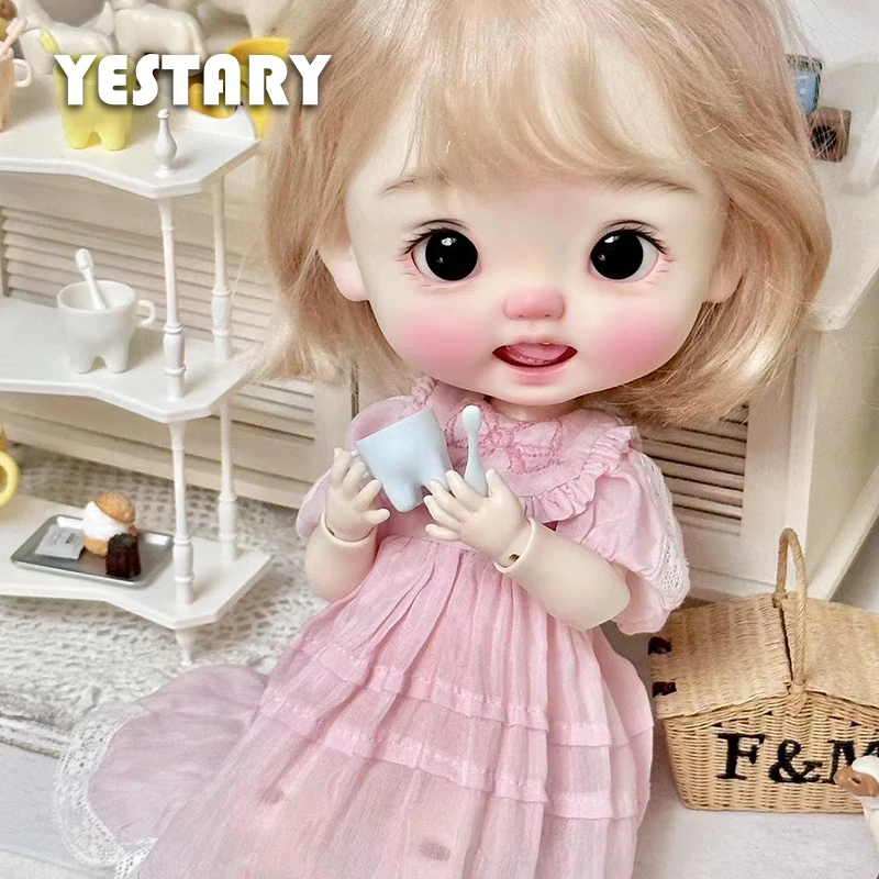 

YESTARY BJD Doll Accessories Toothbrush Set For BJD 1/6 Dollhouse Accessories Miniature Decorations Cute Toothbrush Toys For Kid