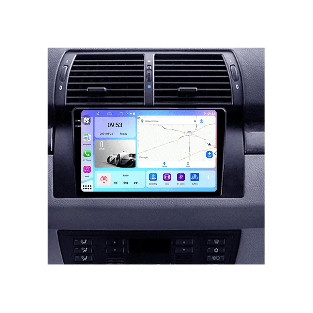 Android Autoradio 15 Voor BMW X5 E39 E53 1999-2006 Multimedia Video Player Stereo Navigatie GPS Geen 2din 2 din dvd - afbeelding 2