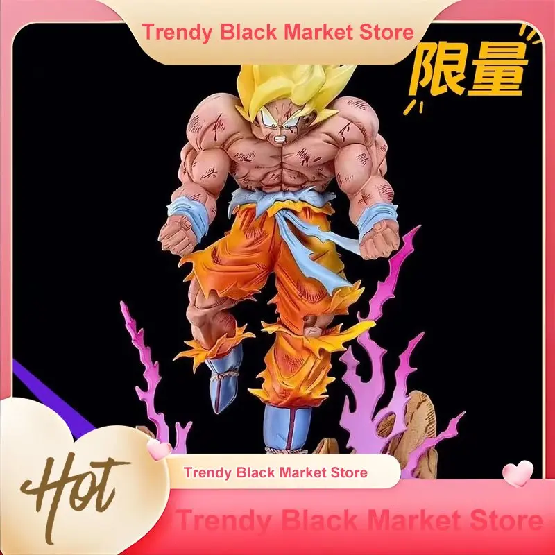 

Dragon Ball Super Saiyan Son Goku Gk Action Figure Collectible Model Statue Desktop Ornament For Anime Collectors Gift