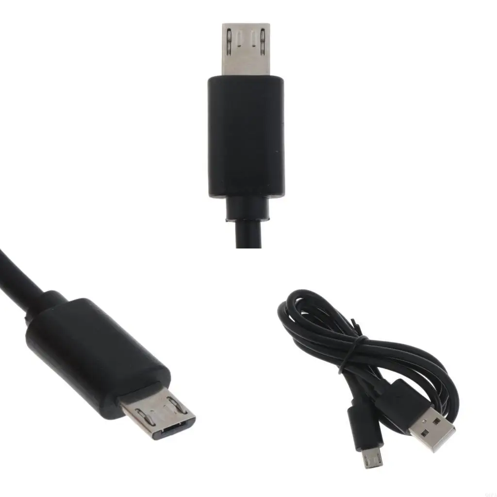 Q6PA microed USB Cable 8mm Long Tip ,Universal 3.3ft for Phone Tablets Charging Cable