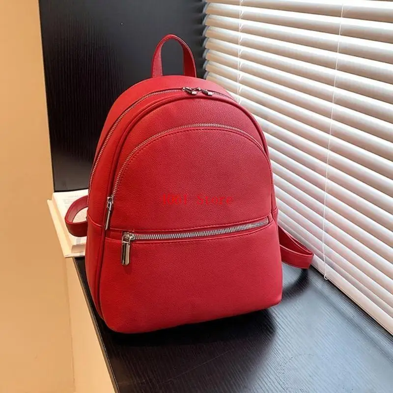 Fashion Backpacks for Women Soft Leather Travel Back Packs Teens Casual Daypack