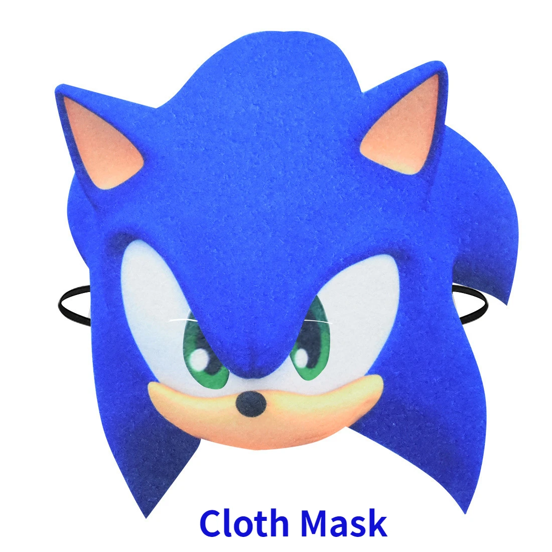 Kids Sonic Anime Cartoon Jumpsuit Mask Gloves Set Outfit for Boys Girls Christmas Halloween Cosplay Costume