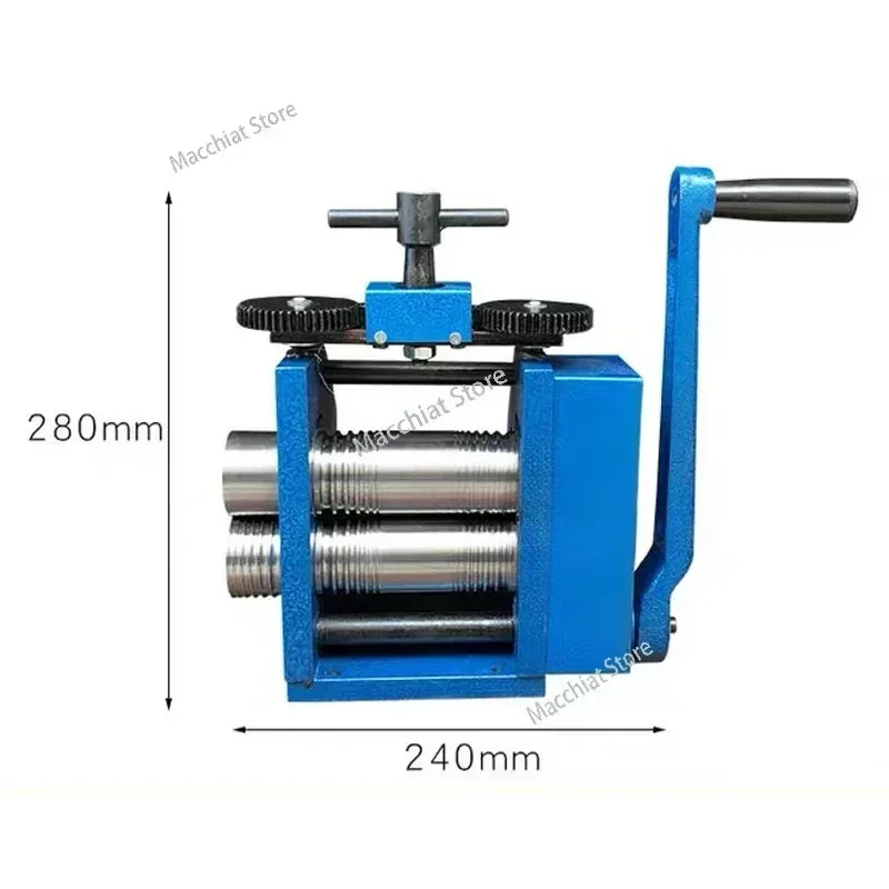 Precision jewelry rolling mill European manual operation flatbed  tools and equipment