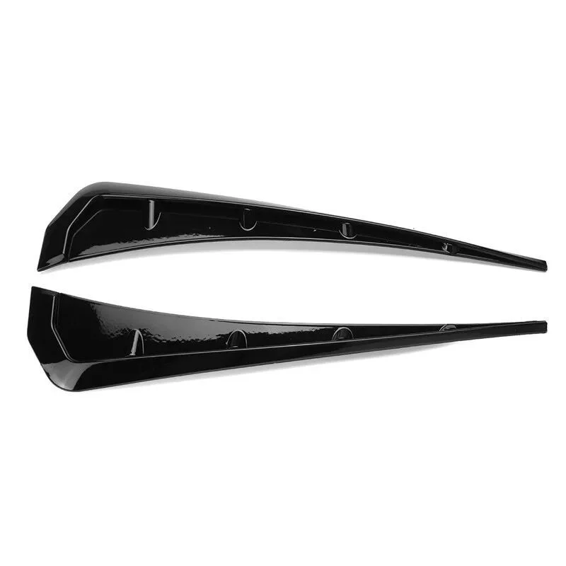 2 Stück Universelle Auto-Kotflügel-Seitenlüftungen ABS Spoiler Kotflügel Dekorative Aufkleber Auto-Seitenlüftungsflügel Abdeckung Zierleiste Zubehör – Detail 5