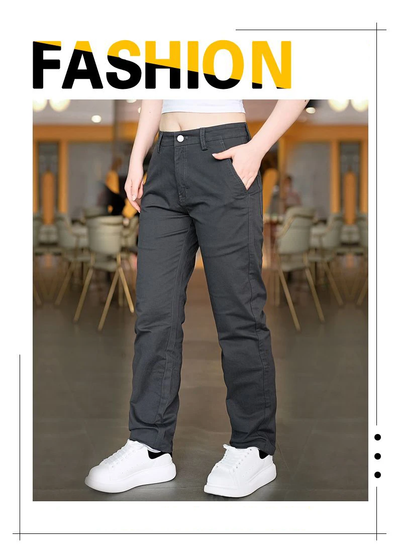 2026 Frühling Herbst Baumwoll-Herrenhose Trendige Vielseitige Elastische Leichte Business-Hose Formelle Schlanke Gerade Hose – Detail 3