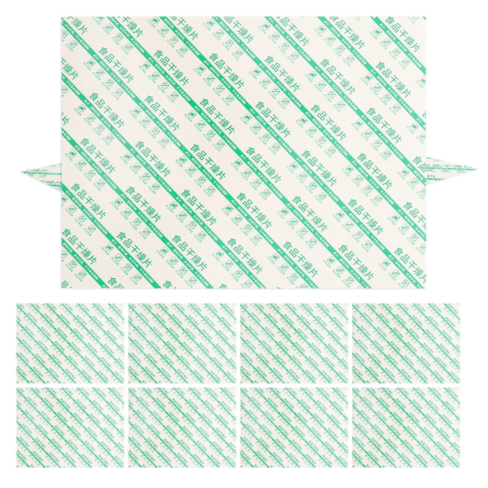 

10Pcs Desiccant Sheets High Efficiency Moisture Absorbing Slices for Food Storage Tea Leaves Pet Food Drying Multifunctional