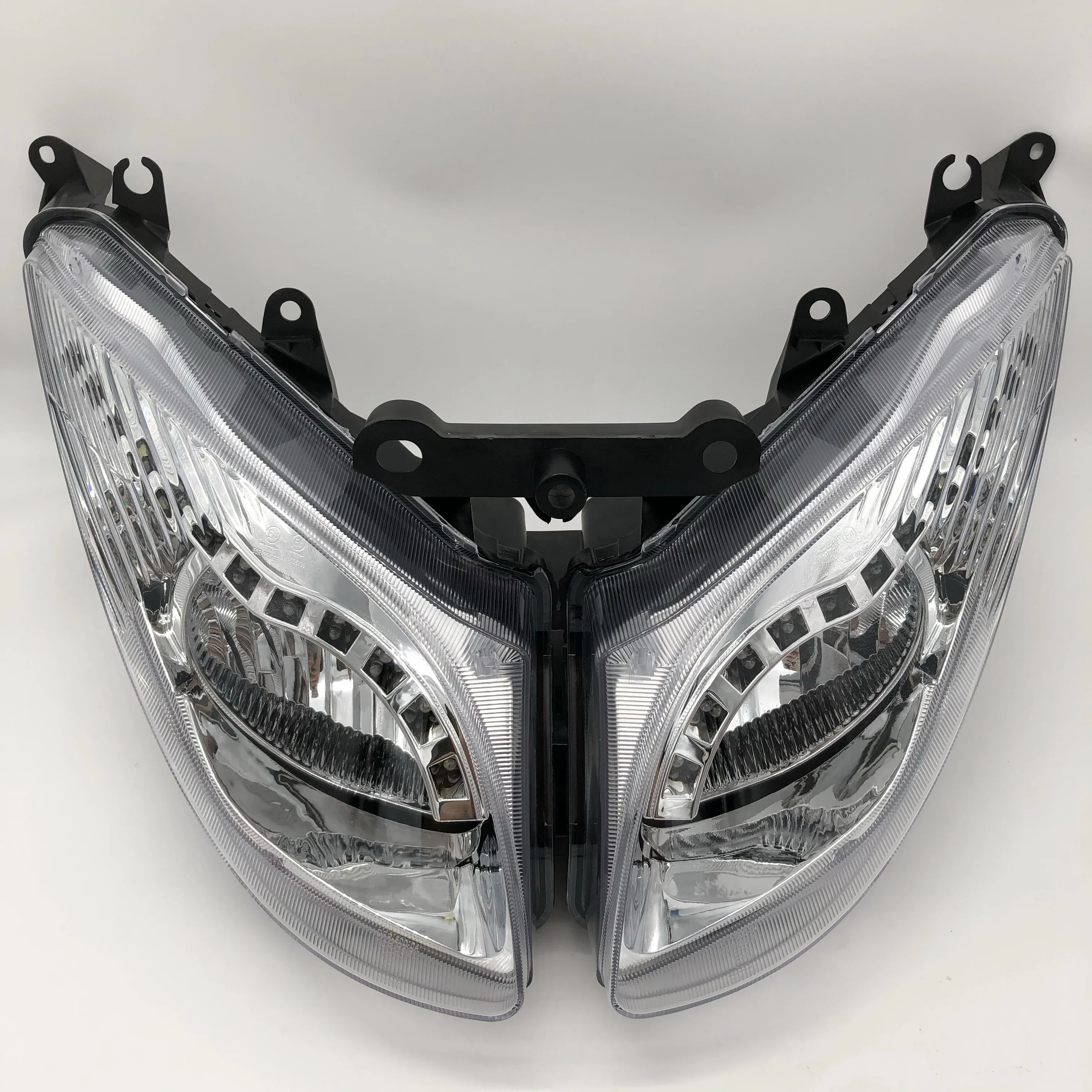 REALZION Motorcycle Scooter Wholesale Headlamp Front Headlight Head Light Lamp Upper For YAMAHA TMAX 500 2008-2011