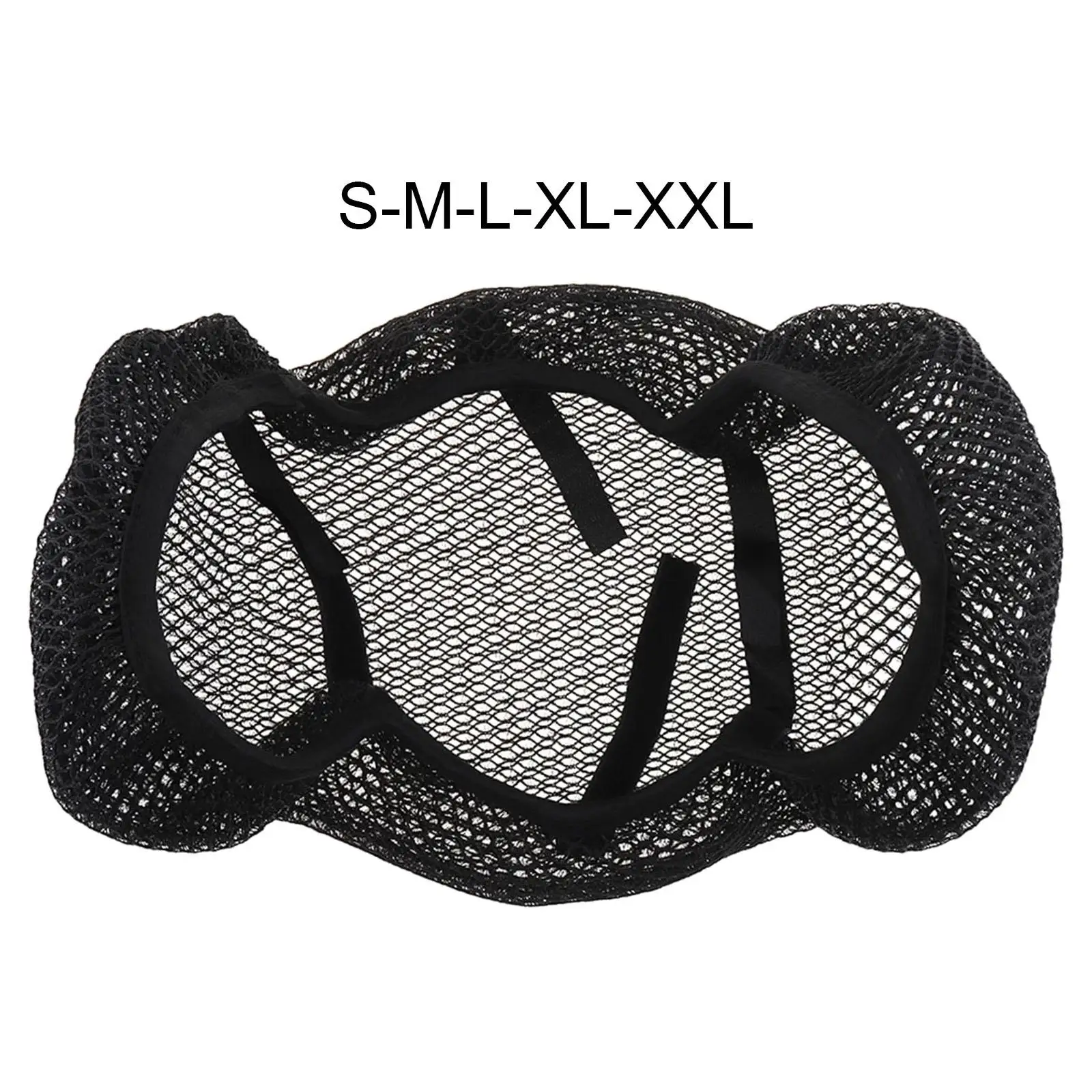 Black Motorcycle Seat Cushion Net Heat Sunscreen Pad for Scooter