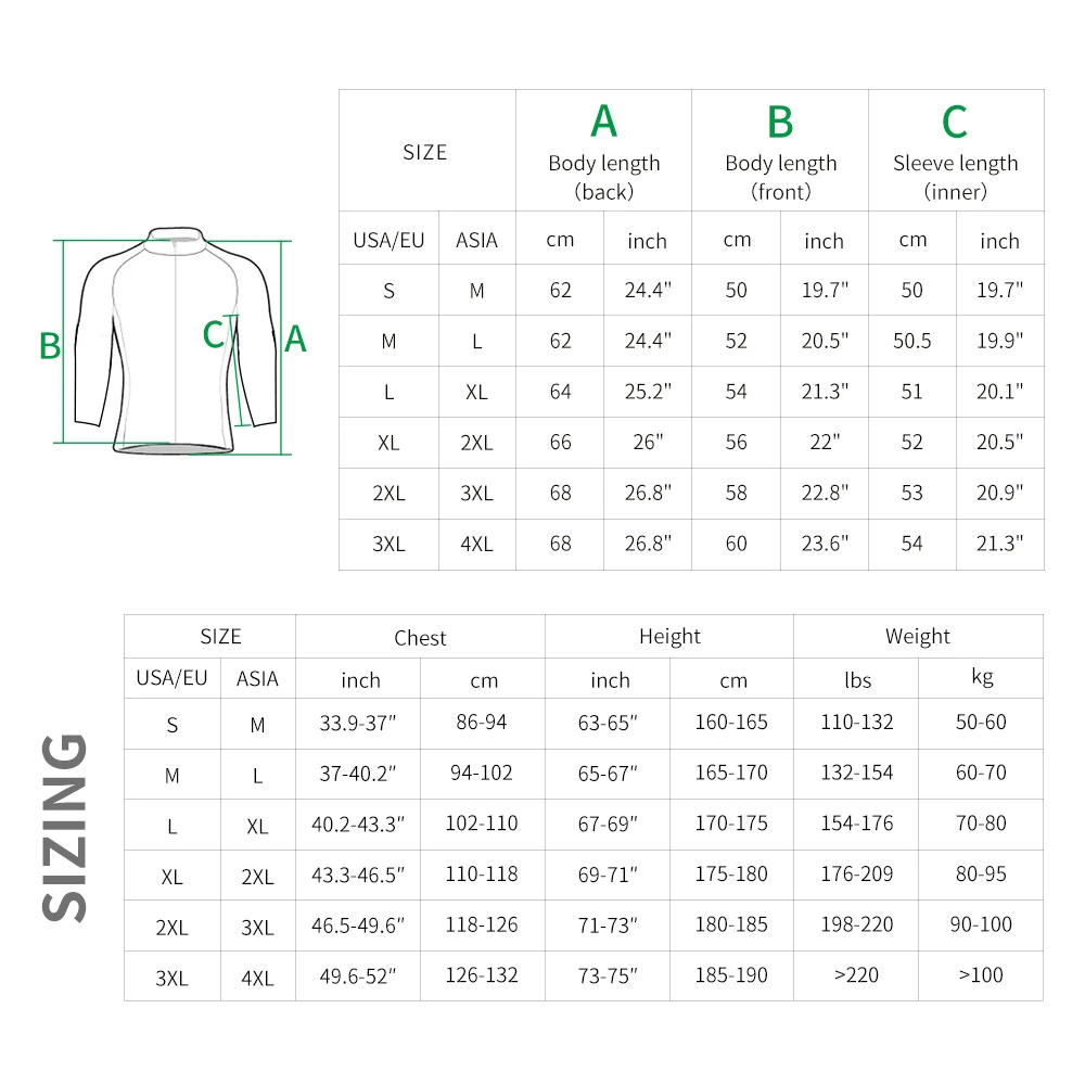 WOSAWE Anti-Sweat Cycling Jersey Long Sleeve Base Layer Bike Sports Bike Shirt Underwear Racing Bicycle Jersey Shirt Undershirt