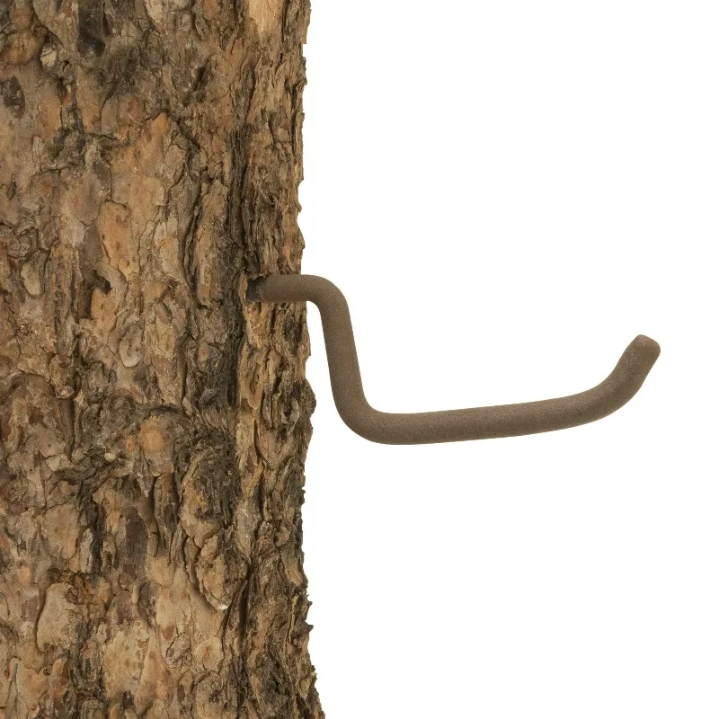 Hunting Hang-on Treestand Screw-in Gear Hanger, Brown, Model 501, Steel 0.25