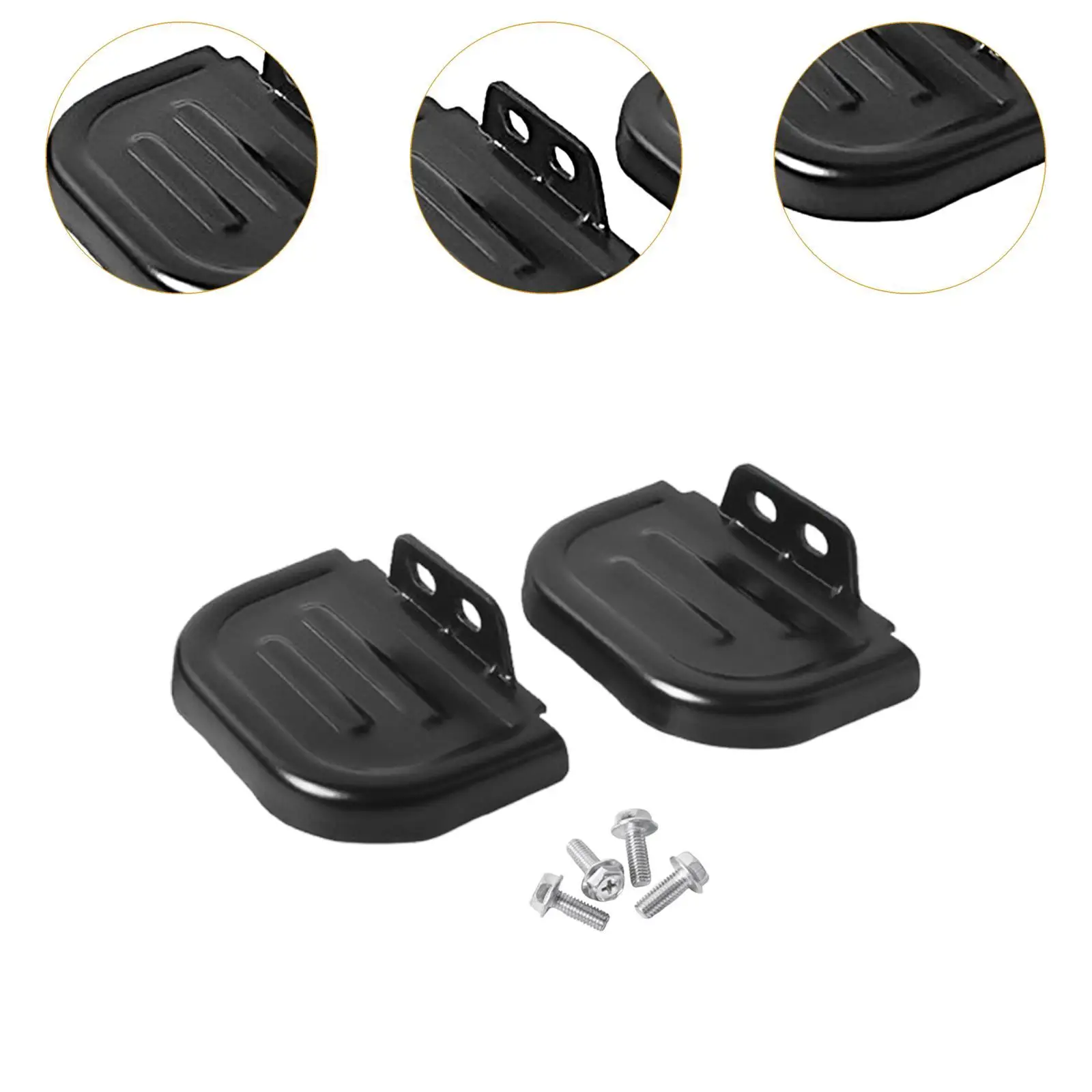 Electric Bicycle Rear Pedals Sturdy Nonslip Passenger Footrest Pegs for 2000w Folding Electric Bike Road and Urban Biking