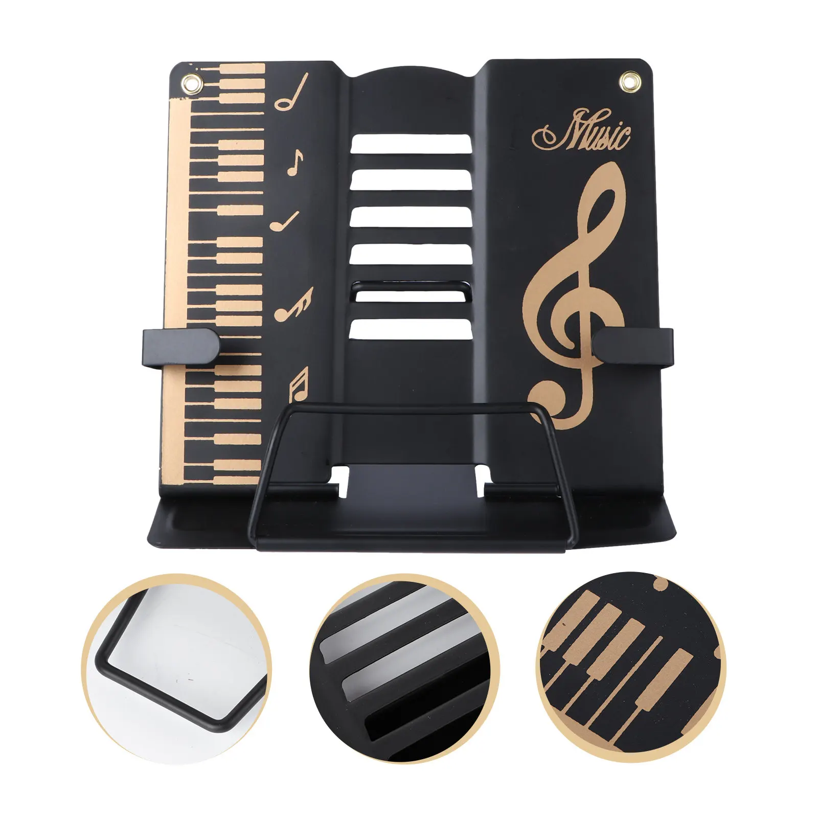 

Металлическая подставка для чтения книг и нот, регулируемая настольная подставка для книг, учебное пособие для дома и офиса, 1 шт.