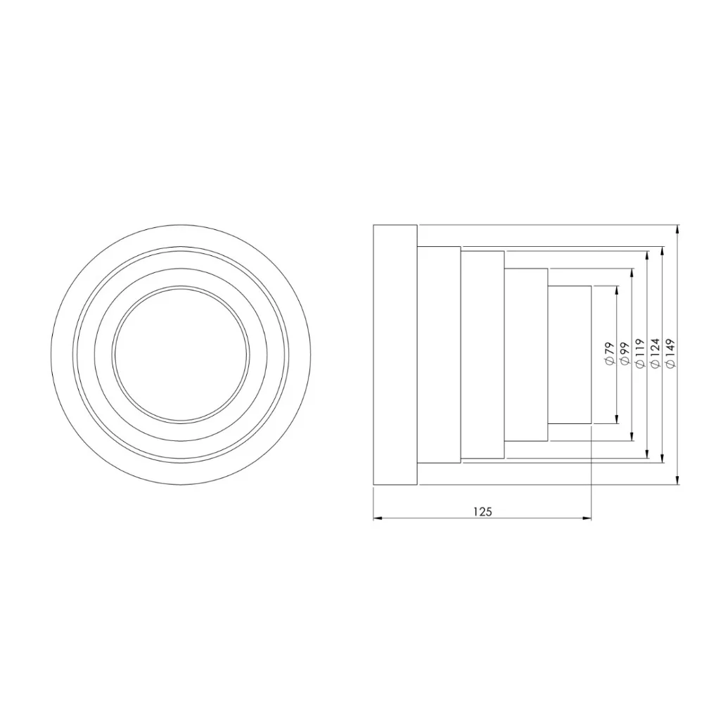 Reducer Coupling for Round Air Ducts Used in Fan Ventilation Setups with Precision Fit from Larger to Smaller Tubing
