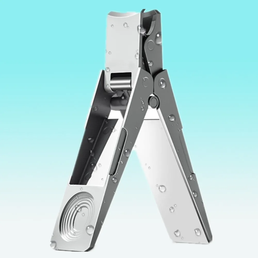 

Stainless Steel Innovative Folding Nail Clippers Collapsible Deformation Nail Scissors Portable Travel Manicure Tools
