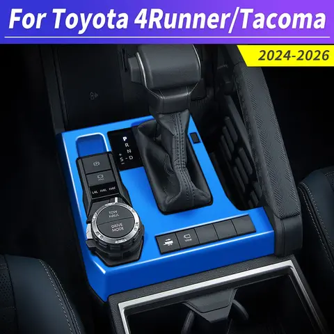 For Toyota Tacoma 4Runner N500 2024 2025 2026 Central Control Panel ABS Material Precise Fit Interior Protection Accessories