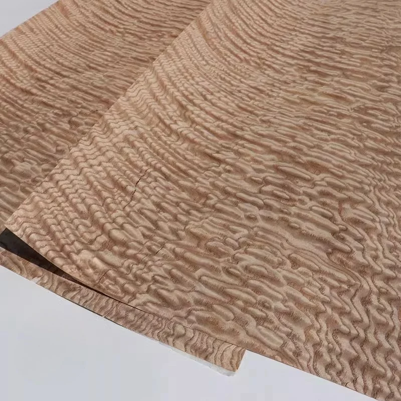 L:0.80Meters Width:40cm T:0.4mm Natural Wood Guitar Veneer Furniture Veneer Wall Panel Decoration Wood veneer(have backing)