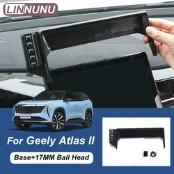 LINNUNU adatto per Geely Atlas II supporto per telefono schermo di Base fisso e testa a sfera da 17MM Gili Starray Boyue L muslimatex accessori automobilistici