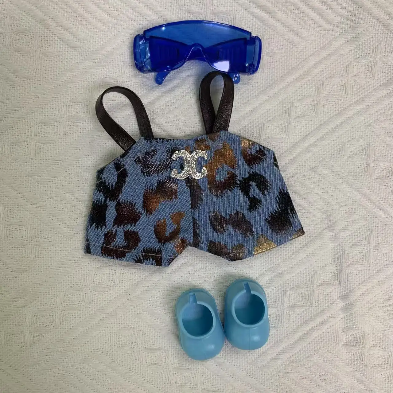 Für 17 cm Labubu Idol V2V3 Modalità Mini Puppe Kleidung Outfit Zubehör Stilvolle Outfit Kleidung Sport Freizeit Anzug Kleidung gesc