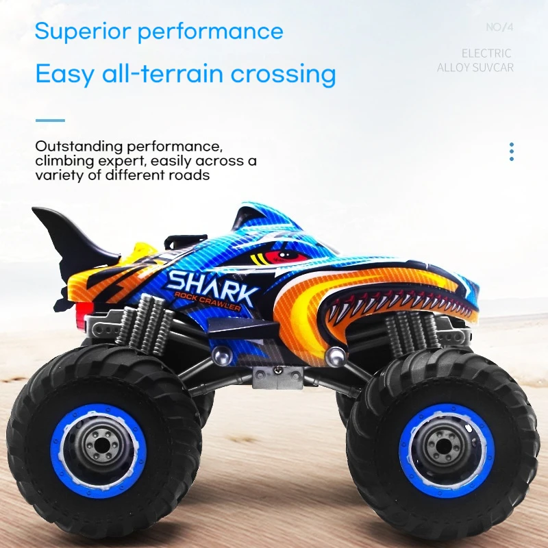 Hot Selling Remote Control Car Charging Remote Control Spray Off-Road Vehicle Light Music Toy Boy Bigfoot Monster Climbing Car