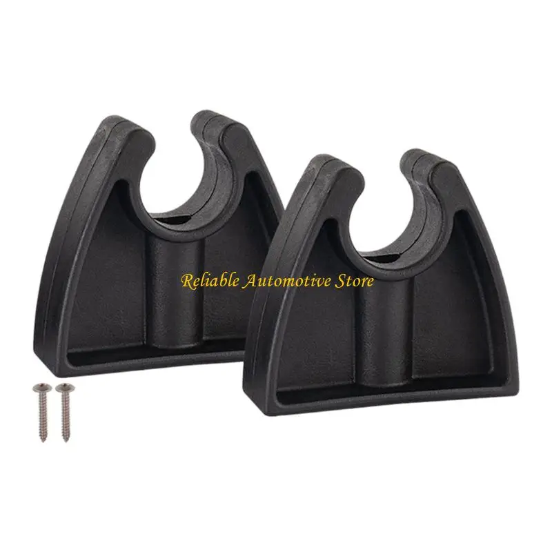 

M68B 2Pcs ABS Boat Rod Holders for Fishing Hooks Brushes Deck Organization 20mm