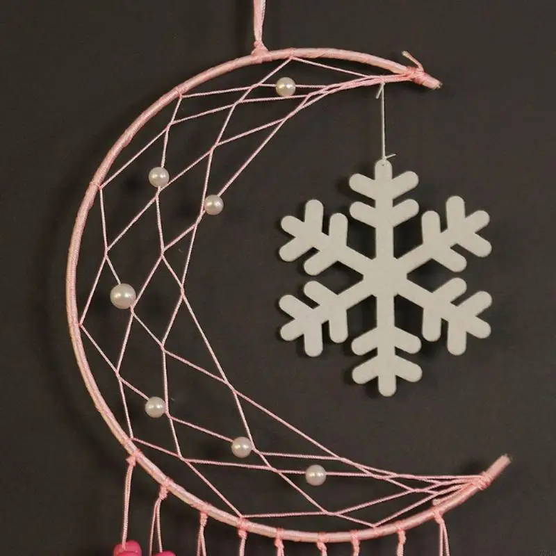 77ja Moon Macrame Material DIY HOME SALON DÉCORATION MUR
