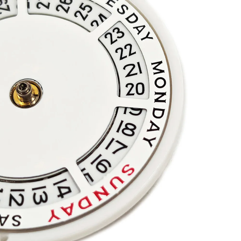 1 шт., белая арабская помадка/номер 8285, автоматический механический механизм, мод DD, механизм для часов, неделя на 12 часов/дата, at3 o'clock