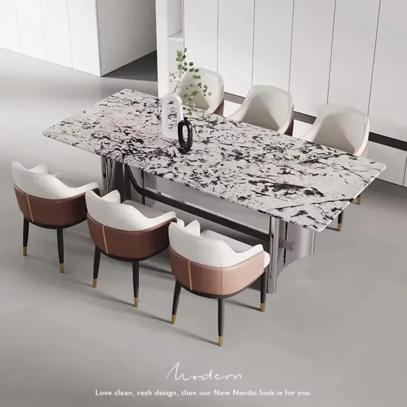 

Европейский дизайнерский настольный органайзер, роскошный уникальный стол для гостиной, ресторана, кухонный салон, скандинавская мебель для дома Tavolo Pranzo