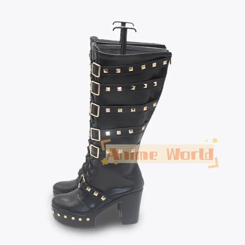 Virtual YouTuber Nijisanji XSOLEIL Meloco Kyoran Second Outfit Shoes Cosplay Boots Halloween Carnival Boots Custom Made