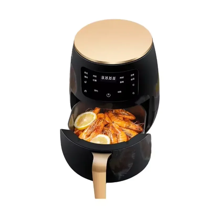 For Factory Best Seller High Capacity 1400W 6L Smart Air Fryer Pot German Dual Digital Electric Multi Functional Hot Selling