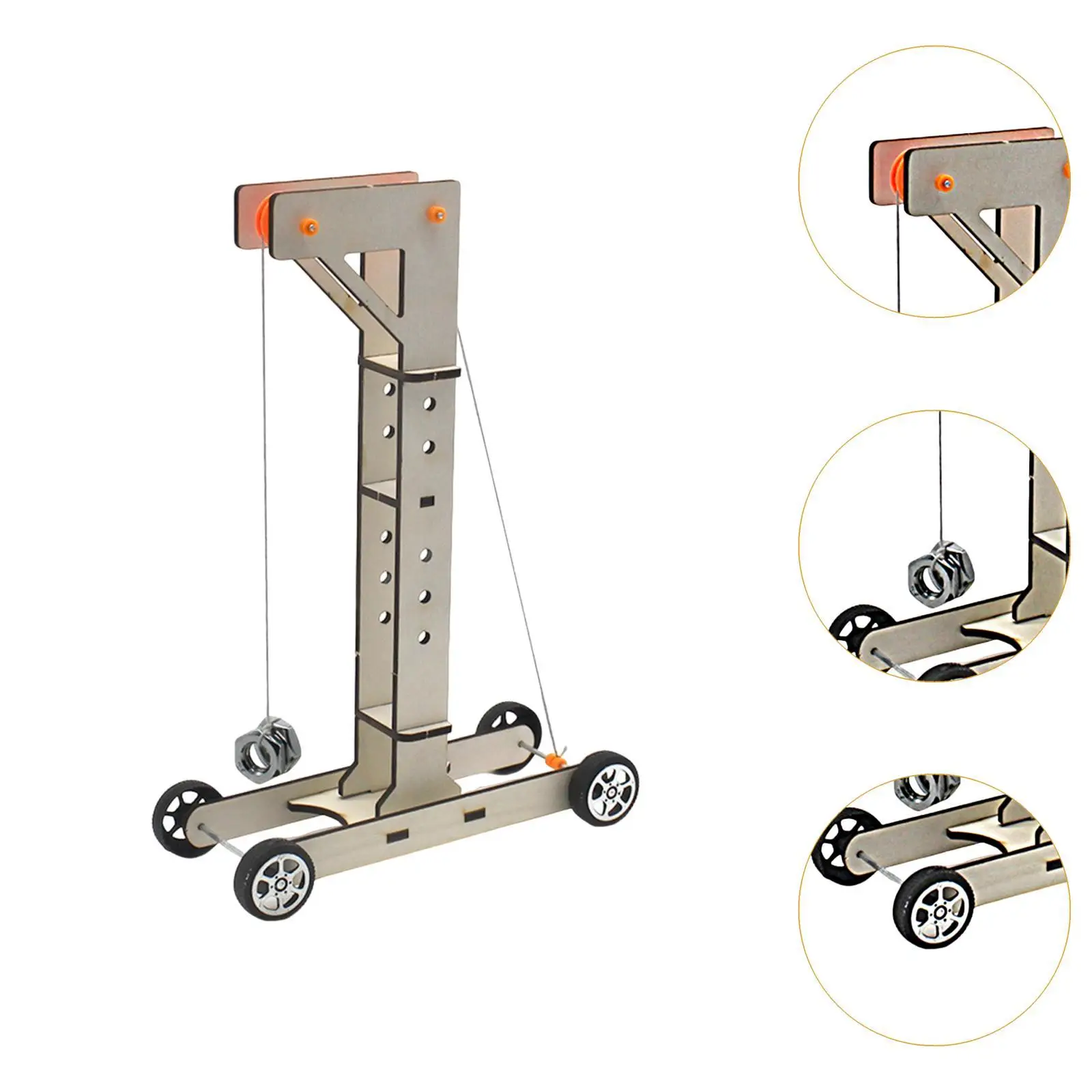 Modelo de coche de gravedad, juguetes de construcción DIY, tecnología de juego de simulación, juguete para estudiantes de primaria, regalos de cumpleaños para niños y niñas