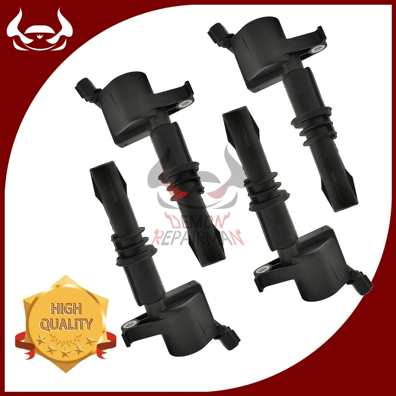 

4pcs/lot OEM 3L3Z-12029-BA 3L3Z12029BA Ignition Coil DG511 For Ford 2004 2005 2006 2007 2008 F-150 Explorer Mustang 4.6/5.4L V8