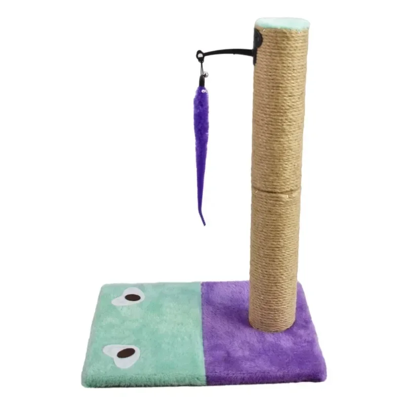 

2024 new cat scratching post cat climbing frame cat scratching board pet supplies funny toy double-section scratching column