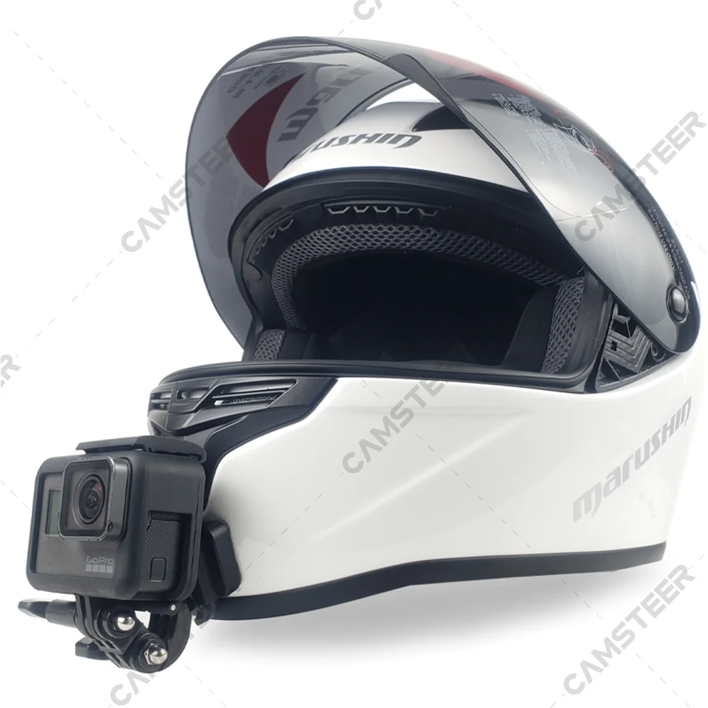 Marushin B5 BFF หมวกกันน็อคปรับแต่งได้สำหรับ GoPro12 11 10 9 DJI Action3/4 Insta360 Ace Pro X4 X3อุปกรณ์เสริมกล้องถ่ายรูป