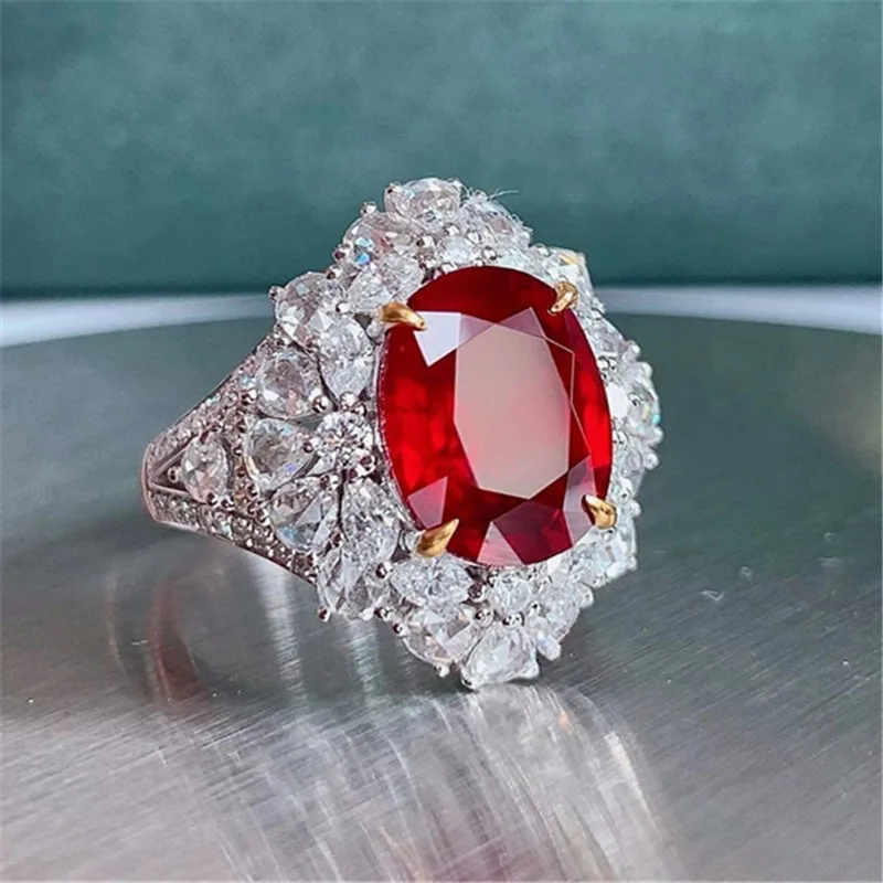 Women's Ruby Multi-Color Open-Ended 925 Sterling Silver Ring
