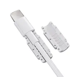 Data Cable Protective Cover Mobile Phone Charging Cable Anti-break Protector Silicone Earphones Cable Shell Phone Cord Protect