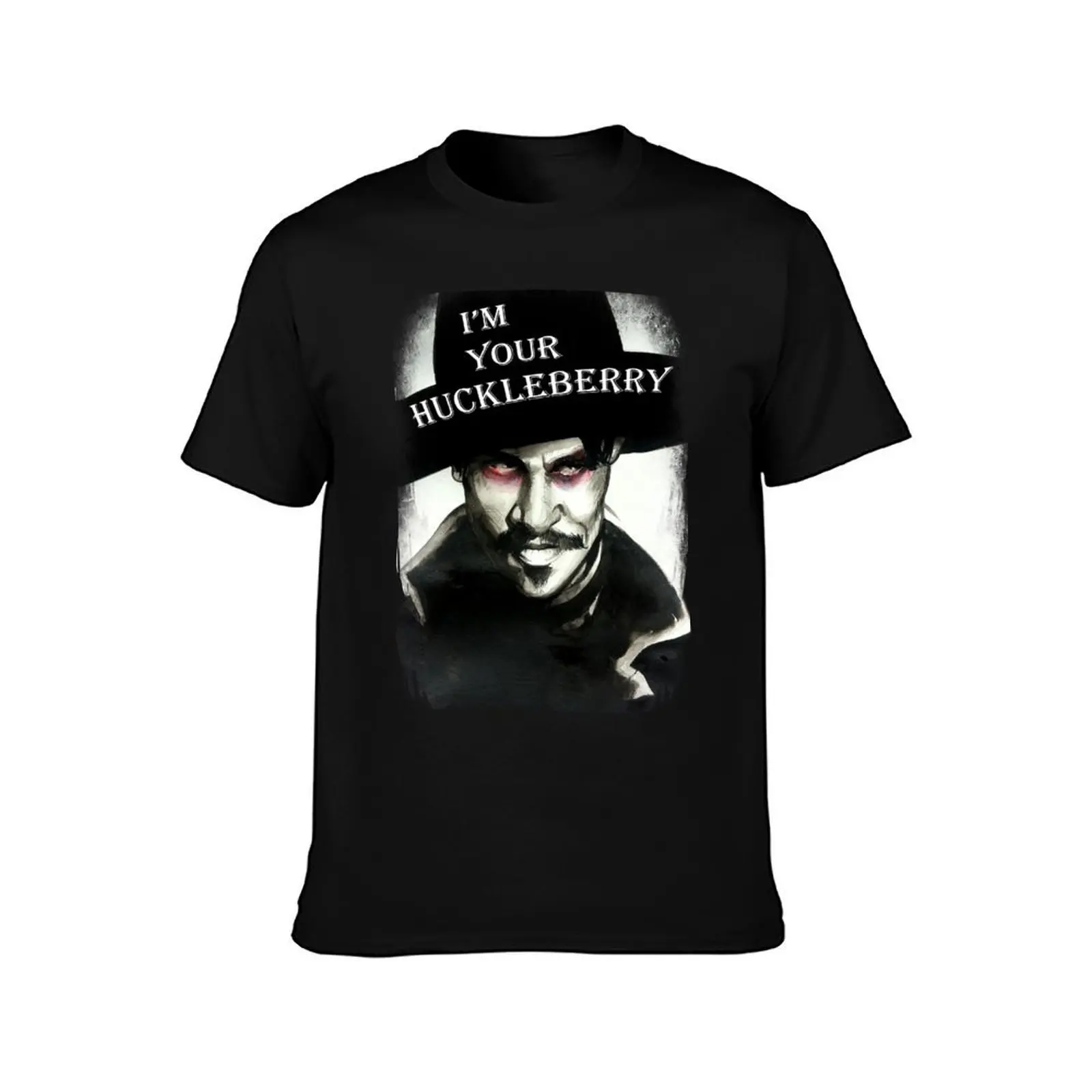 Huckleberry Tombstone Doc Holliday Wyatt Earp T-Shirt All Match Basic Short Sleeve Top T-Shirt