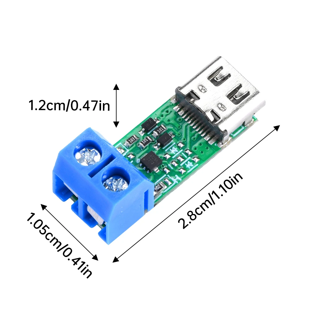 PD3.1 typ-C USB szybki moduł tablica wyzwalacza ładowania PD wabik do szybkiego ładowania 28V/36V/48V moduł Boost zasilania