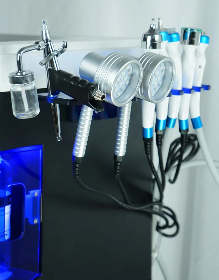 NOVA máquina de hidro dermoabrasão com jato de água para peeling de diamante 14 em 1 para cuidados faciais